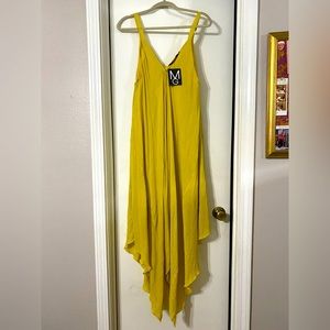 Mlle Gabrielle Asymmetric Hemline Tank Dress